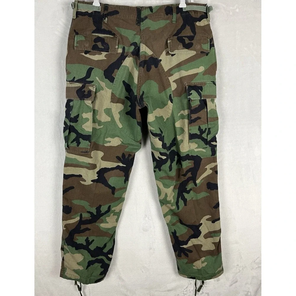 US MILITARY Pants Men's Large Regular  Camo Nato Woodland Cargo Combat Trouser